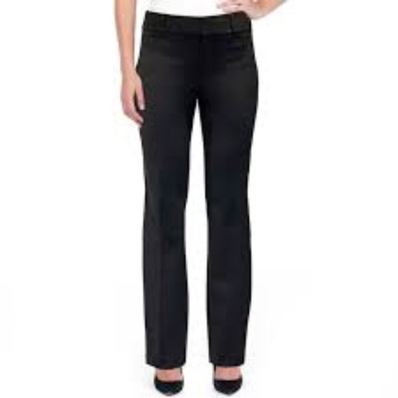 Daisy Fuentes Pants - Daisy Fuentes Straight Leg Dress Pant | Onyx